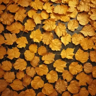 golden leaves background