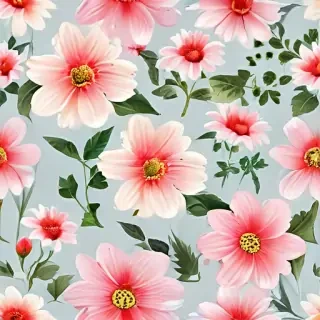 flowers clear background