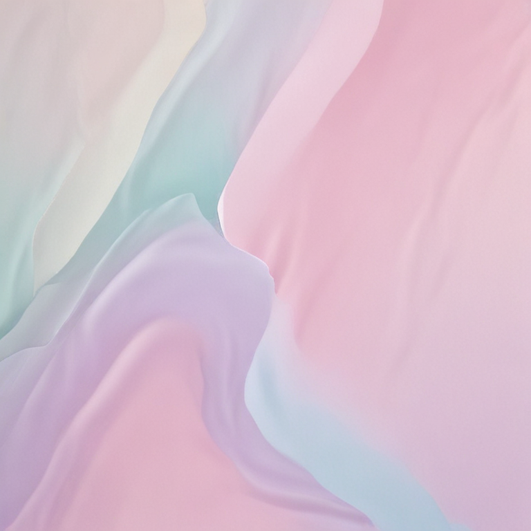 Soft Pastel Waves of Color Flowing Gently Across a Serene Background