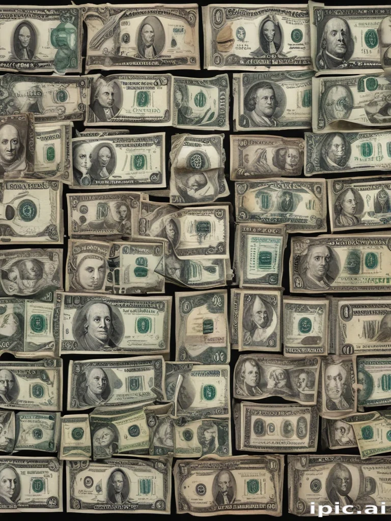 money with transparent background