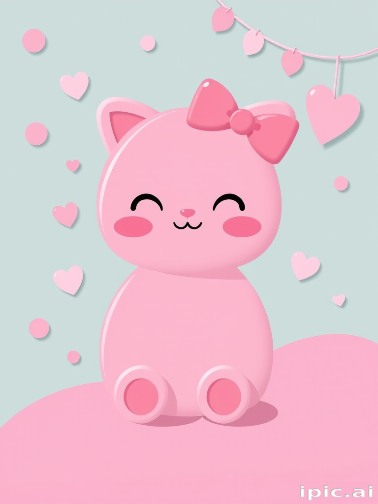 cute pink design