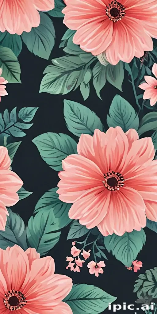 floral phone wallpaper