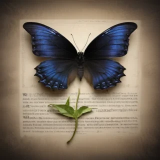 black butterfly