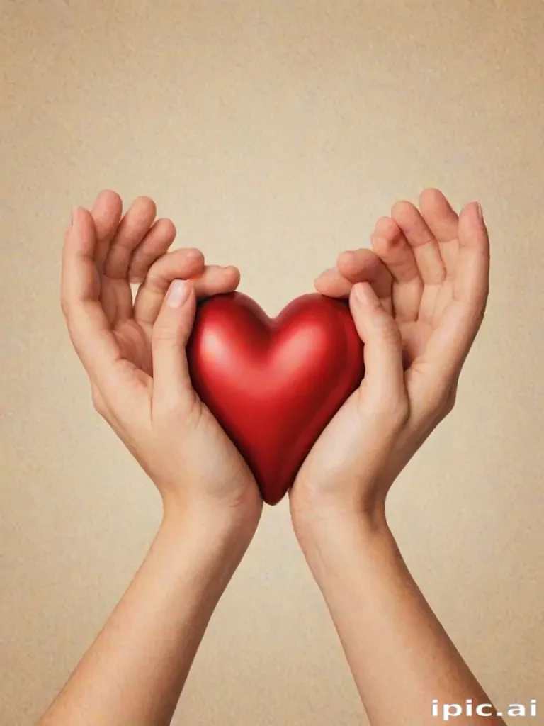 heart hands clipart