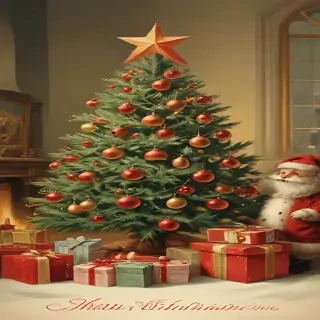 merry christmas vintage images
