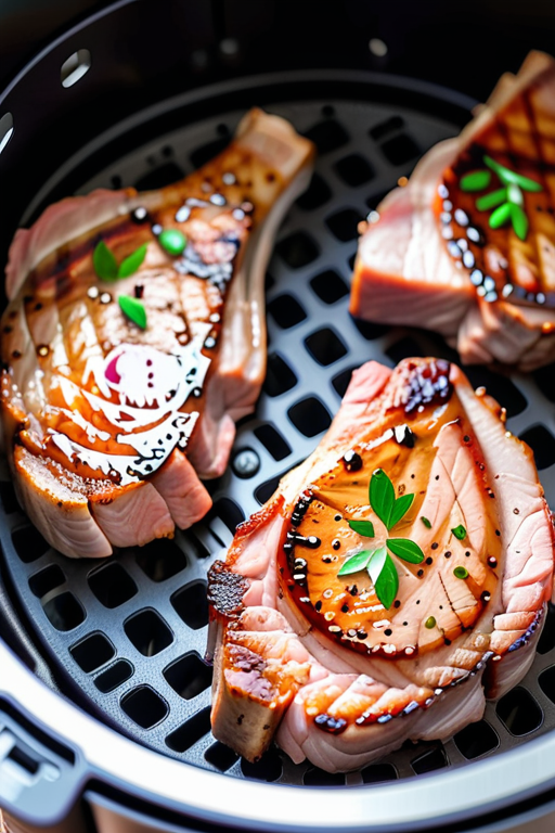 thin cut pork chops in air fryer