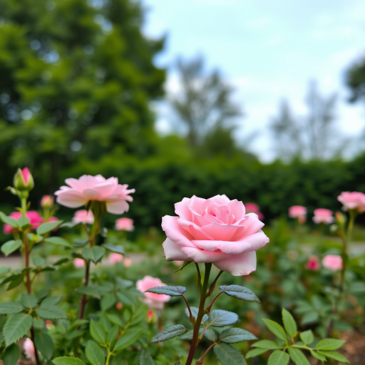 rose border