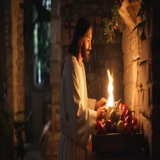 jesus at christmas images