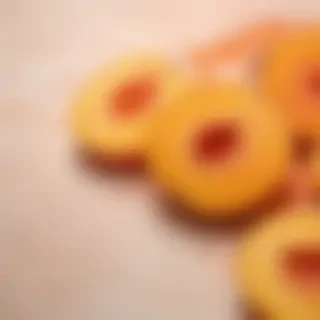 peach background aesthetic