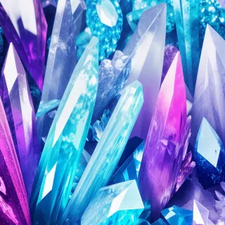 crystals background