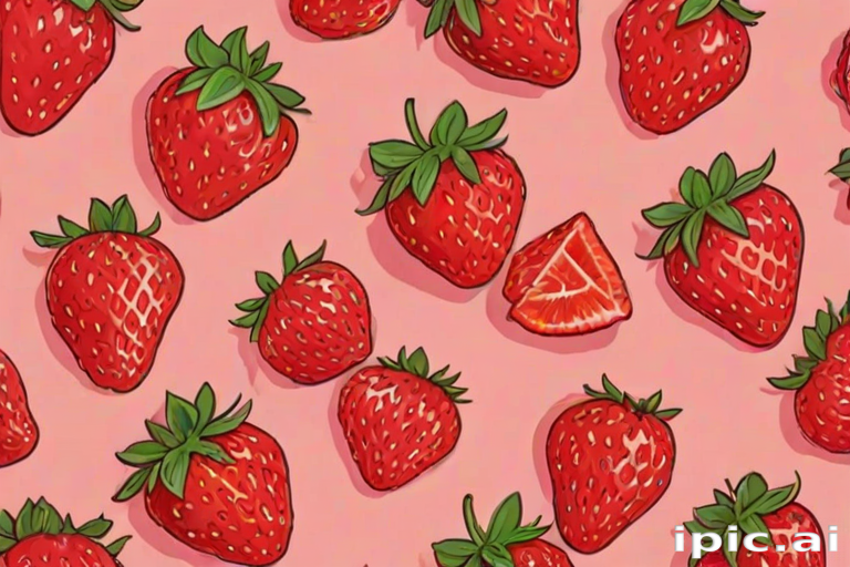 aesthetic strawberry wallpaper