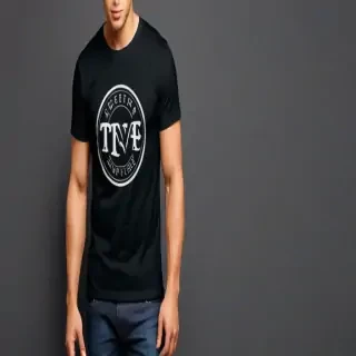 black t shirt mockup