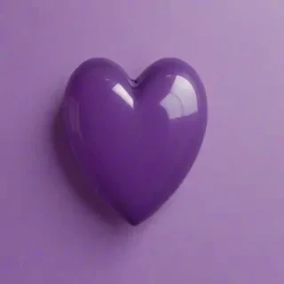 aesthetic purple heart