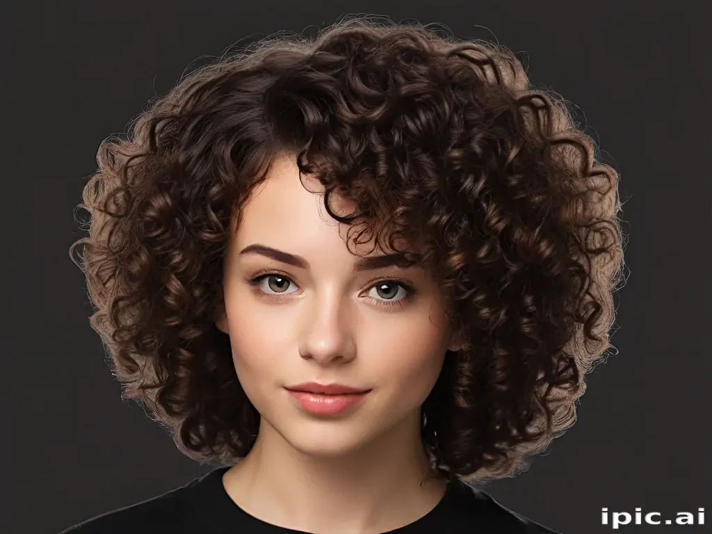 curly hair png