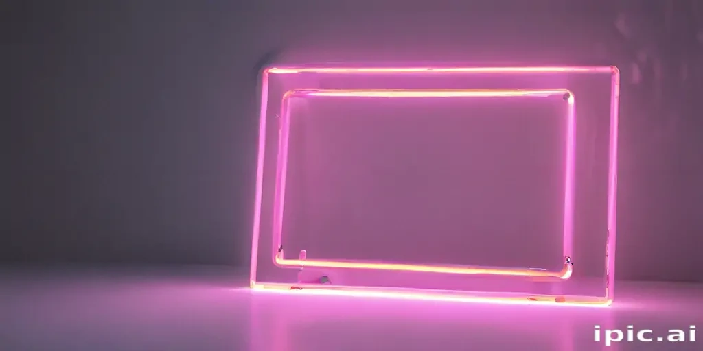 neon frame