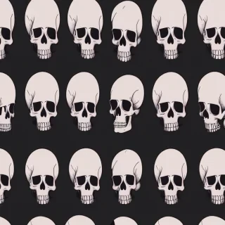 aesthetic skull wallpaper
