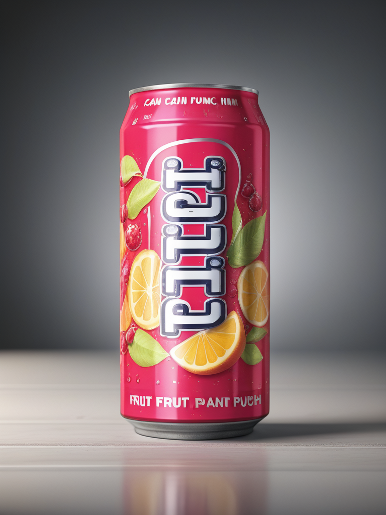 fruit punch in a can