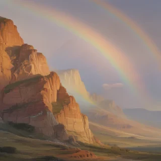 pastel rainbow