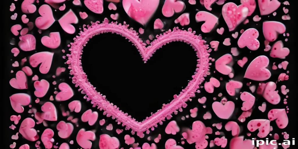 pink hearts png