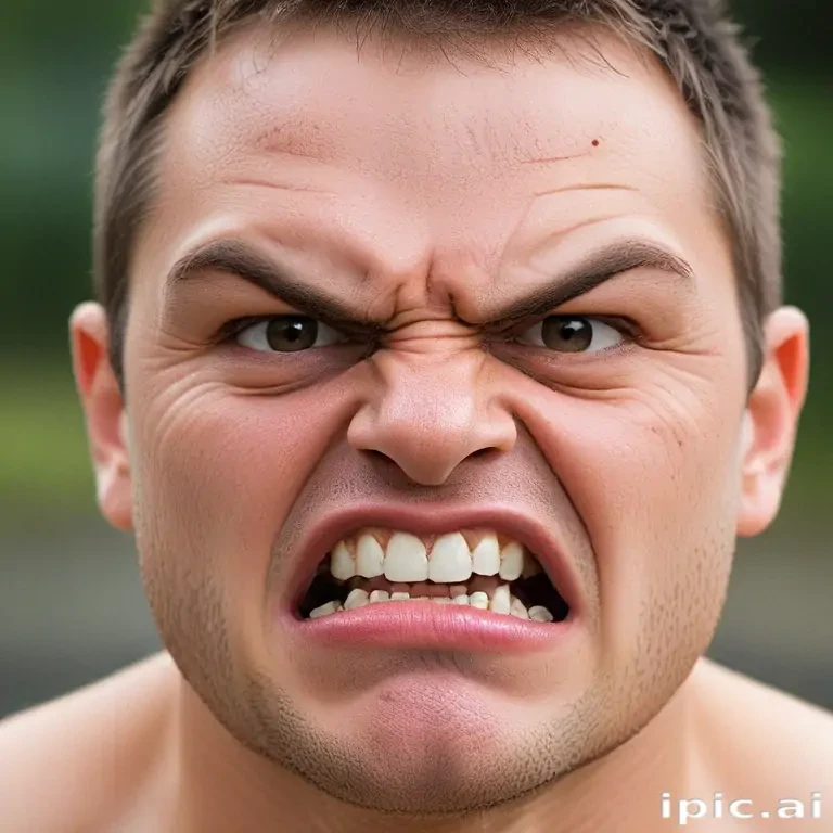 angry face