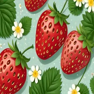strawberry cute wallpaper