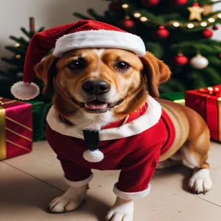 christmas dog pics