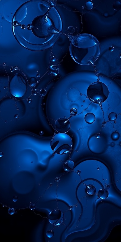 blue and black wallpaper