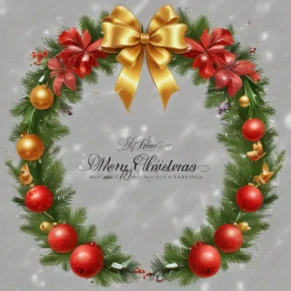 merry christmas clipart transparent background
