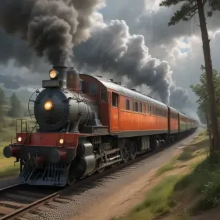train transparent