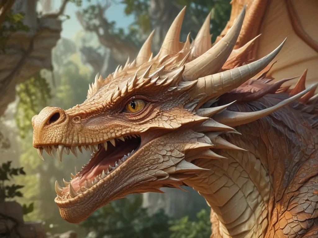 cartoon drawing of a dragon