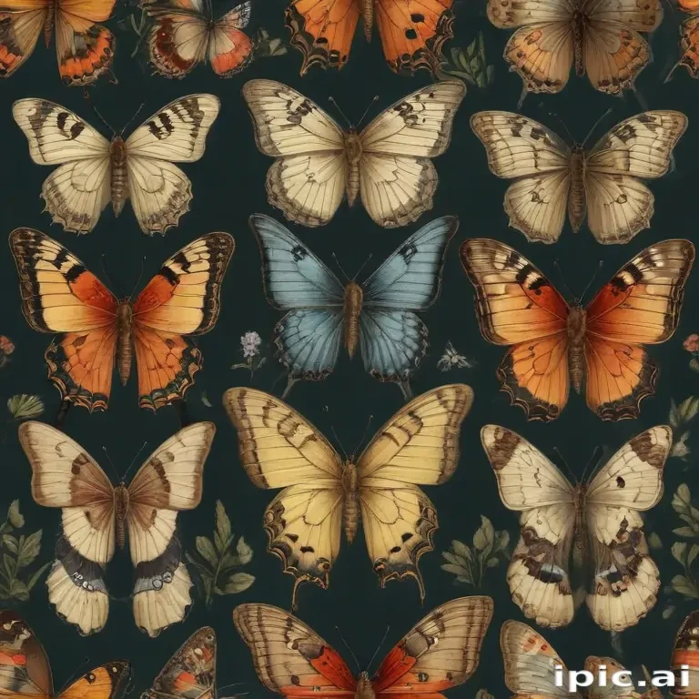 vintage butterfly illustration