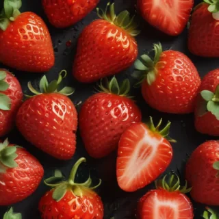 strawberry background aesthetic