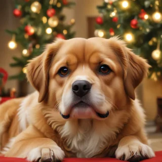 dog christmas backgrounds