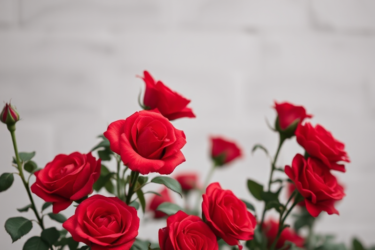 red roses aesthetic