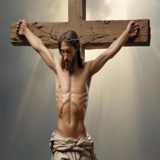 picture of jesus on the cross