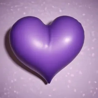 purple aesthetic heart