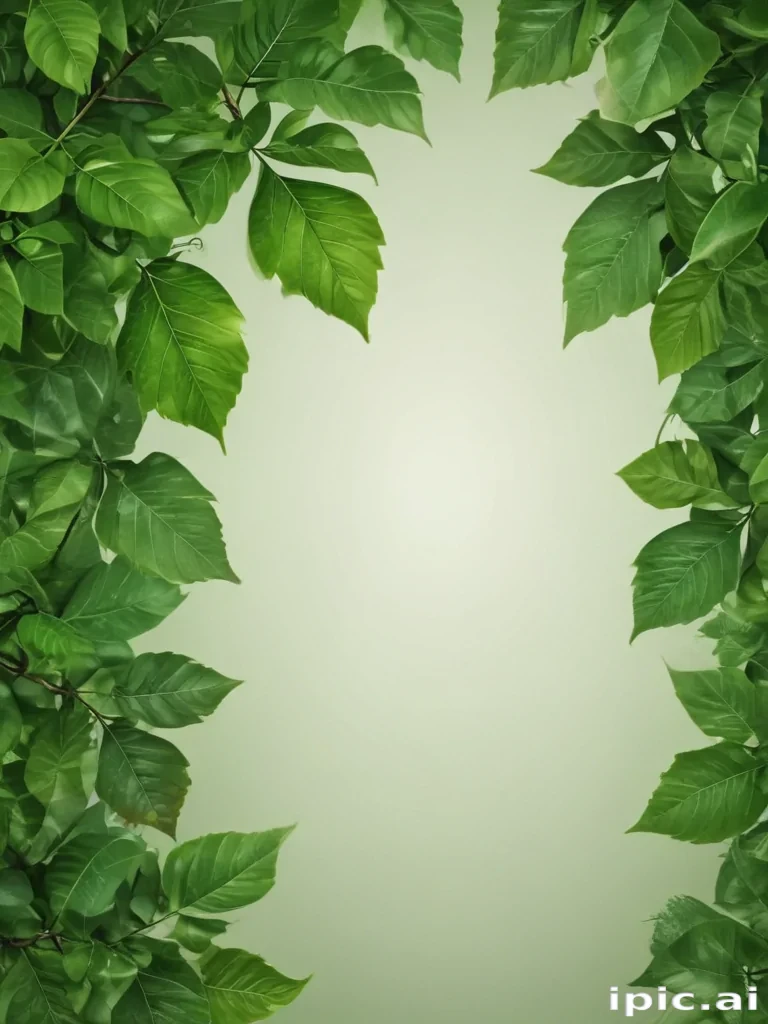 green leaf background