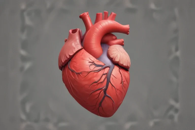 Detailed Anatomical Model of a Human Heart with Vascular Structures ...