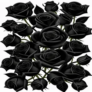 black roses background