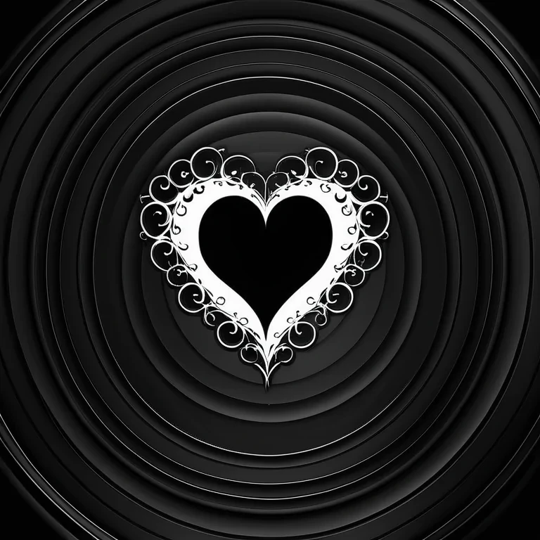 black heart wallpaper