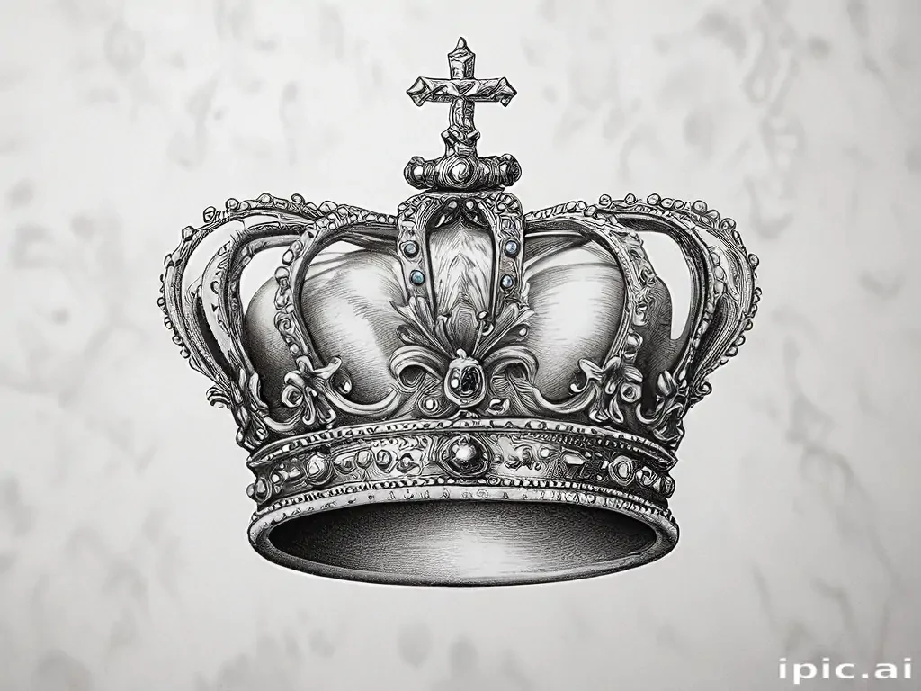 crown drawing