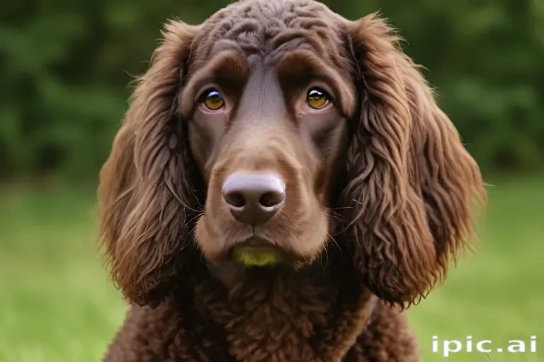 irish water spaniel