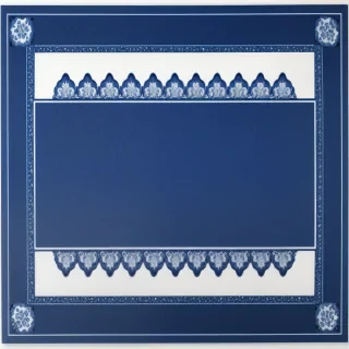 blue border design