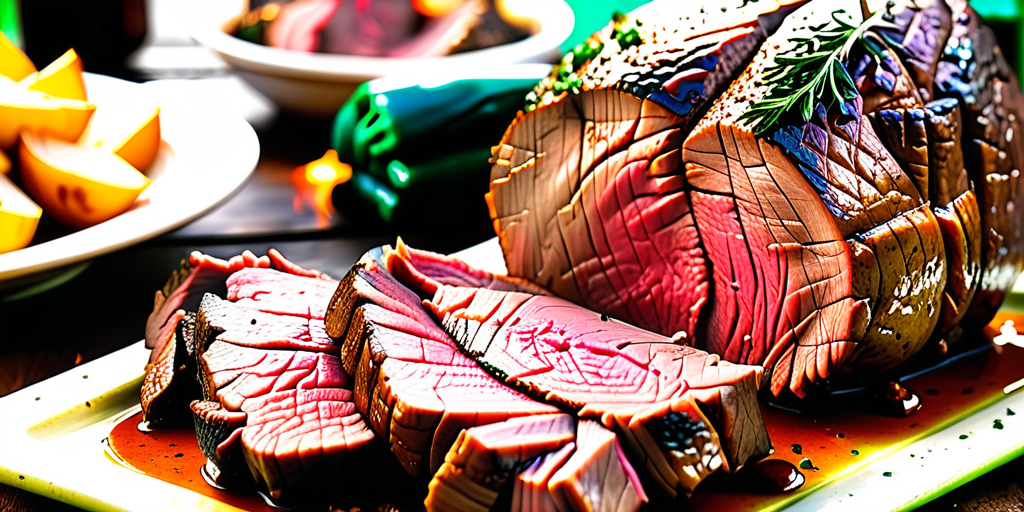 chuck roast on green egg