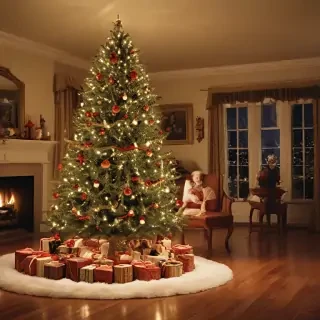 old fashioned christmas pictures