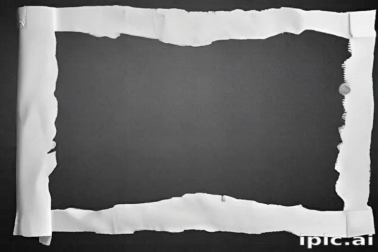 transparent background ripped paper
