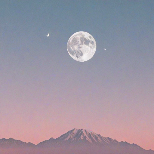 pastel aesthetic moon wallpaper