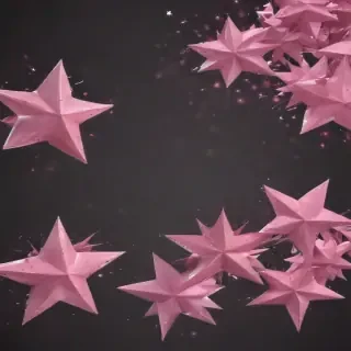 pink stars png