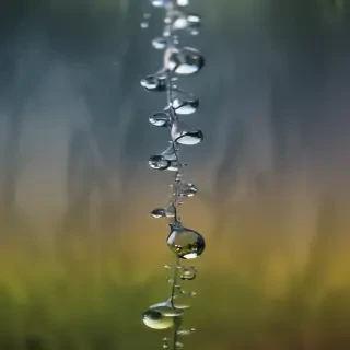 water droplets transparent