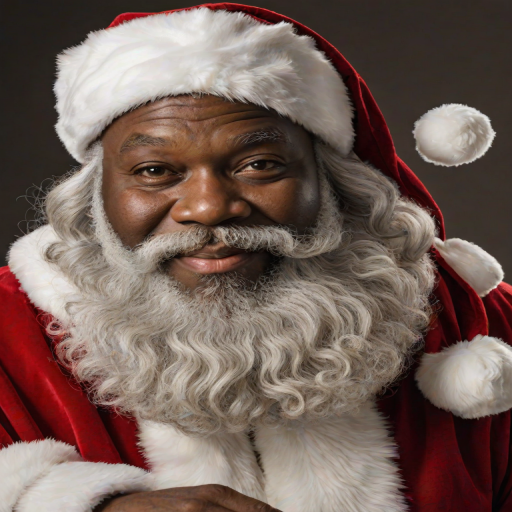 black santa png